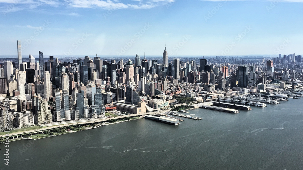 Obraz premium An aerial view of New York
