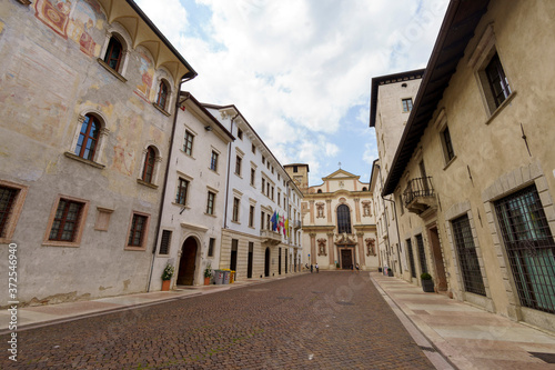 Fototapeta Naklejka Na Ścianę i Meble -  Trento, Italy: historic buildings