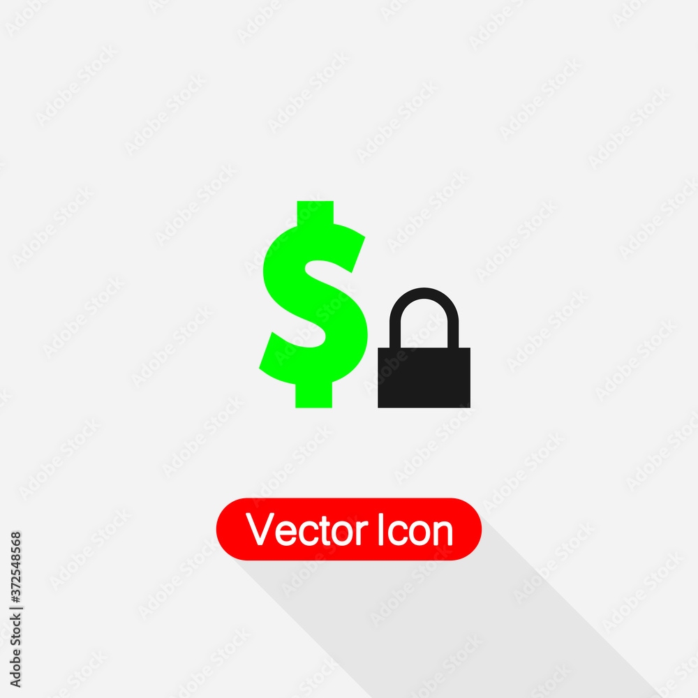 Fixed Icon, Save Money Icon Vector Illustration Eps10 Fixed Icon, Save Money Icon Vector Illustration Eps10