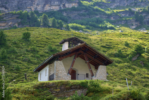 Kleine Kapelle in Zerfreila in der Schweiz 31.7.2020