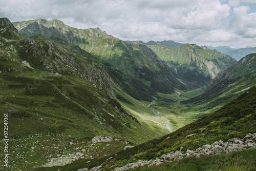 mountain landscape in summer