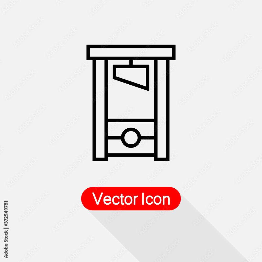 Guillotine Icon Vector Illustration Eps10 Guillotine Icon Vector Illustration Eps10