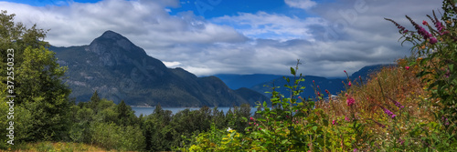 Scenic landscape along highway 99 near Squamish, British Columbia
 photo