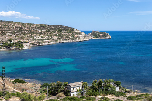 A beautiful bay near the city of Cagliari in Sardinia, Italy