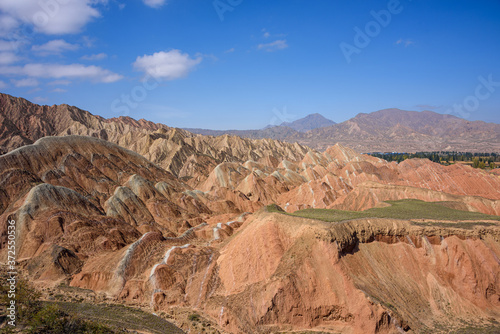 Rainbow Mountains at Zhangye Danxia National Geopark, Gansu, China