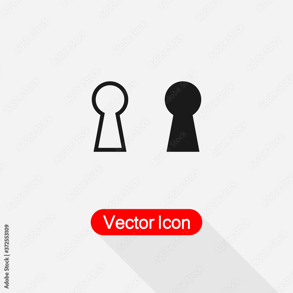 Keyhole Icon Vector Illustration Eps10 Keyhole Icon Vector Illustration Eps10