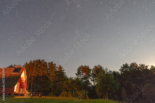 house in the night