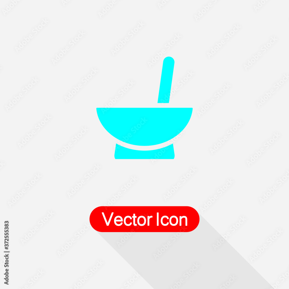 Mortar And Pestle Icon Vector Illustration Eps10 Mortar And Pestle Icon Vector Illustration Eps10