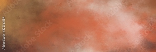 decorative abstract painting background texture with moderate red and tan colors and space for text or image. can be used as horizontal background graphic