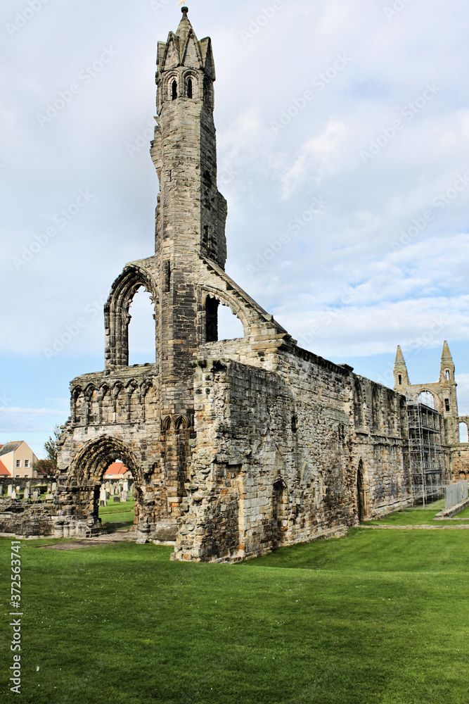 Fototapeta premium A view of St Andrews in Scotland