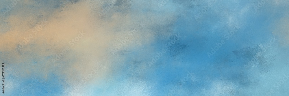 amazing vintage texture, distressed old textured painted design with cadet blue, tan and steel blue colors. background with space for text or image. can be used as horizontal background graphic