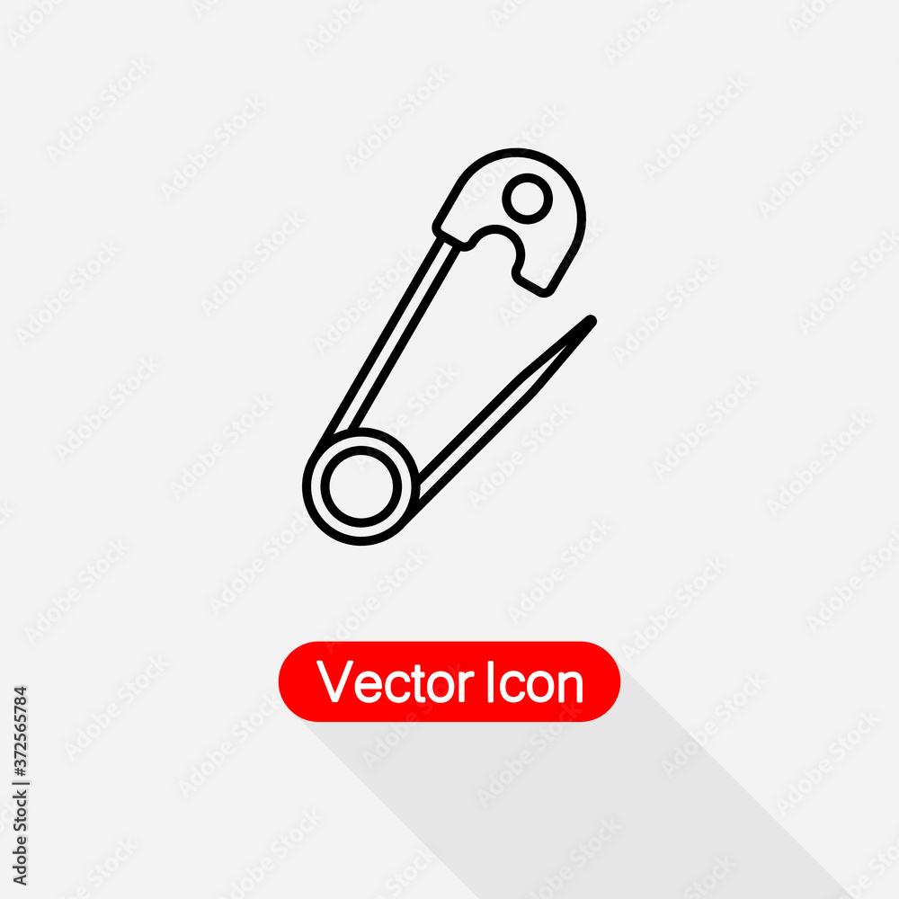 Safety Pin Icon Vector Illustration Eps10 Safety Pin Icon Vector Illustration Eps10