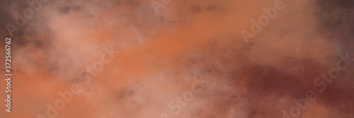 beautiful abstract painting background graphic with pastel brown, old mauve and dark salmon colors and space for text or image. can be used as horizontal header or banner orientation