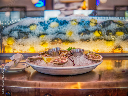 random shots of things at places and things such as food, walls, tables, decoration.. 