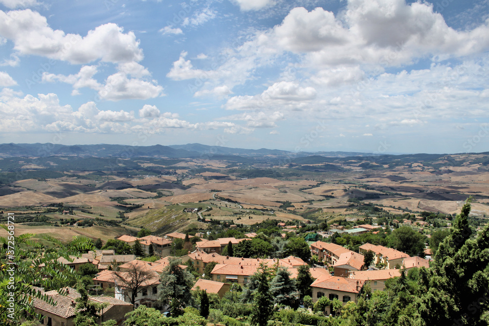 A view of the Italian Scenery near Volterra