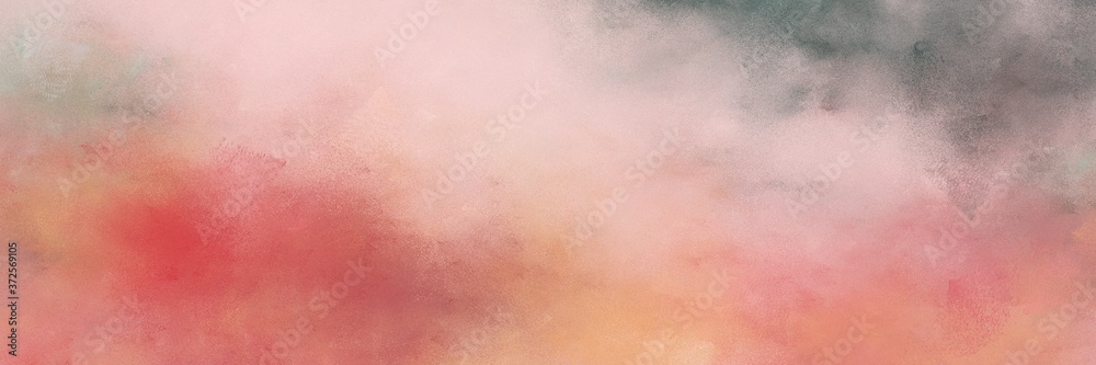 awesome abstract painting background graphic with tan, dim gray and baby pink colors and space for text or image. can be used as postcard or poster