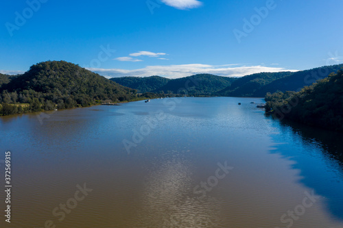 The Hawkesbury River in regional New South Wales in Australia