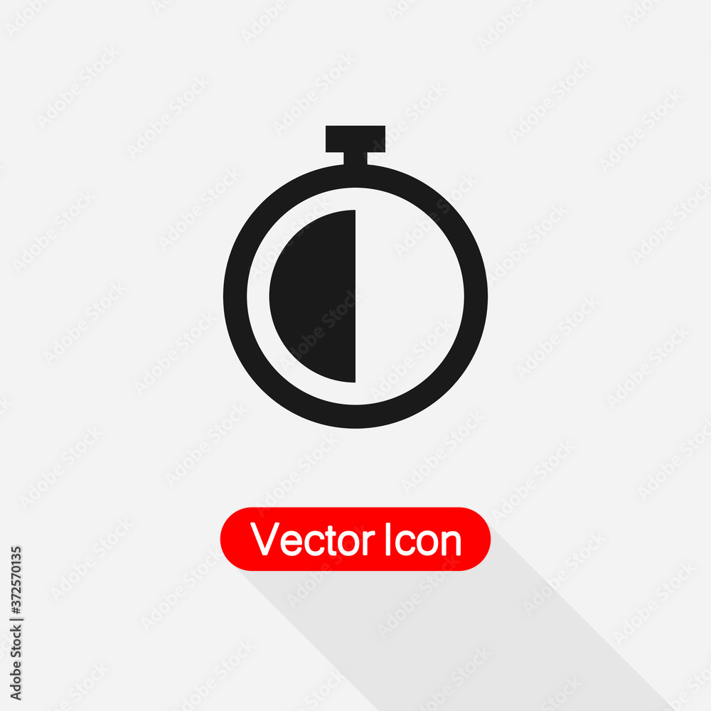 Timer Icon, Stopwatch Icon Vector Illustration Eps10 Timer Icon, Stopwatch Icon Vector Illustration Eps10