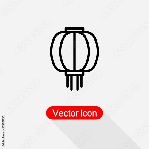 Wallpaper Mural Traditional Chinese Lantern Icon Vector Illustration Eps10 Torontodigital.ca