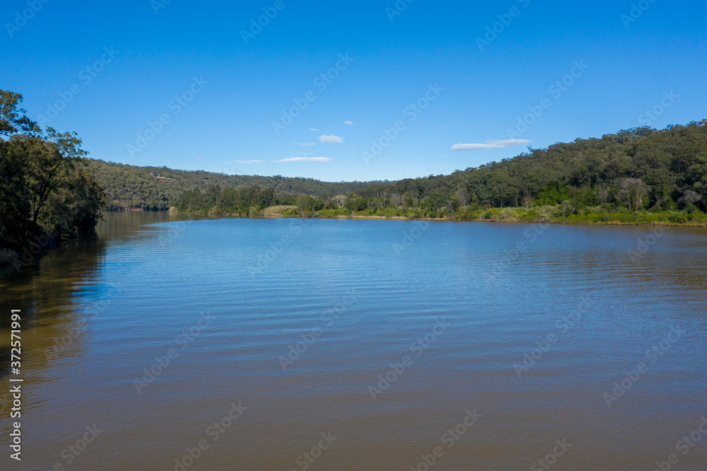 The Hawkesbury River in regional New South Wales in Australia