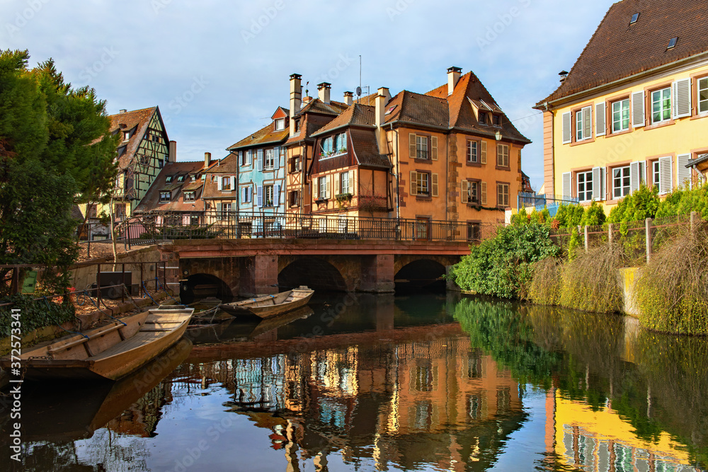 Colmar Scene, Alsace, France