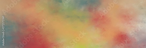 amazing vintage abstract painted background with rosy brown, dark khaki and dim gray colors and space for text or image. can be used as horizontal header or banner orientation