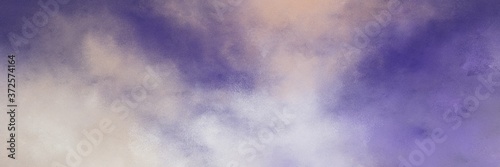 decorative pastel purple, light slate gray and dark slate blue colored vintage abstract painted background with space for text or image. can be used as header or banner