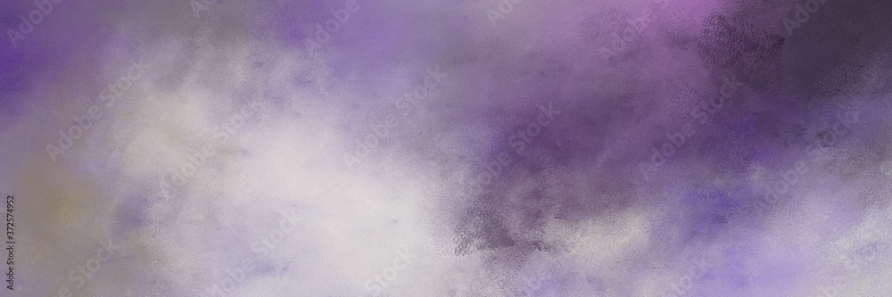 stunning abstract painting background graphic with light slate gray, old mauve and light gray colors and space for text or image. can be used as horizontal header or banner orientation