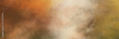 decorative abstract painting background graphic with pastel brown, sienna and wheat colors and space for text or image. can be used as horizontal background texture