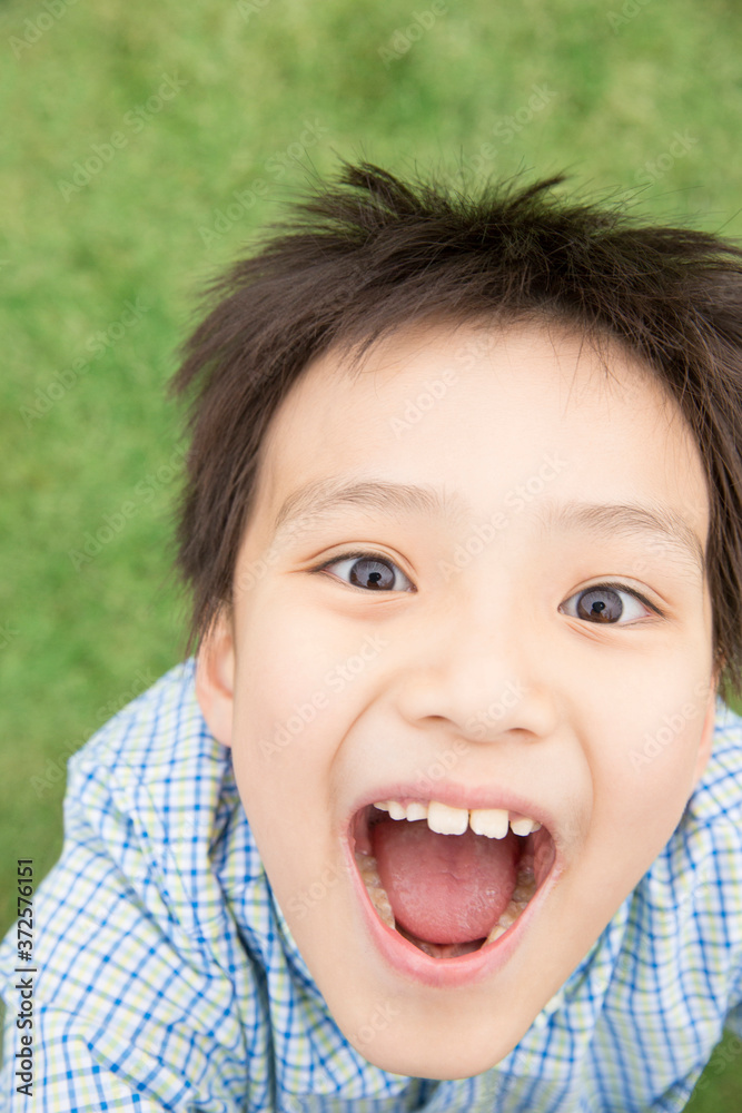 笑顔の男の子 笑顔の男の子