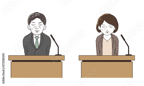 謝罪会見