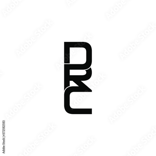 Free Download drc letter original monogram logo design - GFXLoad