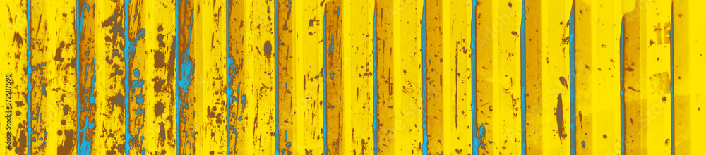 Fototapeta premium abstract bright blue and yellow colors background for design