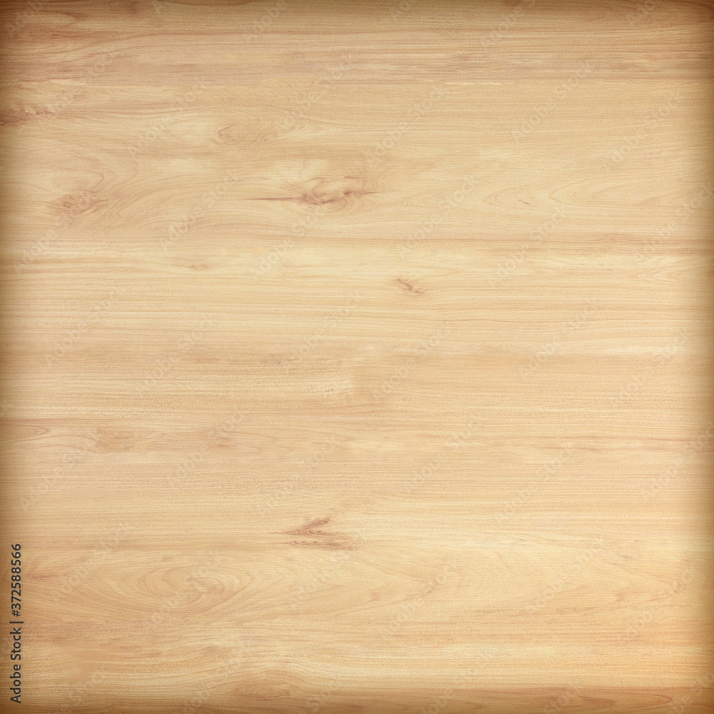 Naklejka premium Hardwood maple basketball court floor viewed from above