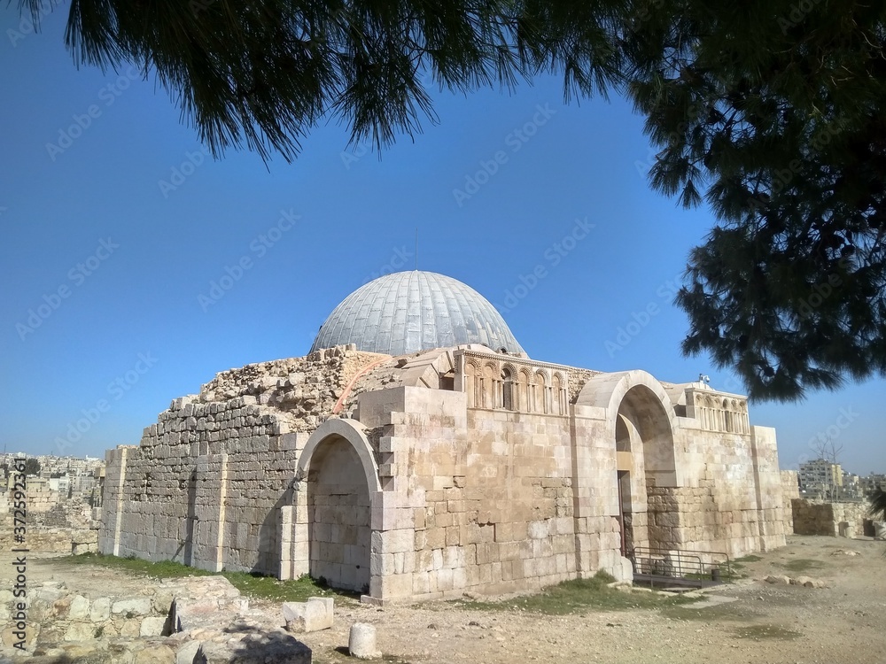 Fototapeta premium Umayyad Palace in Amman citadel