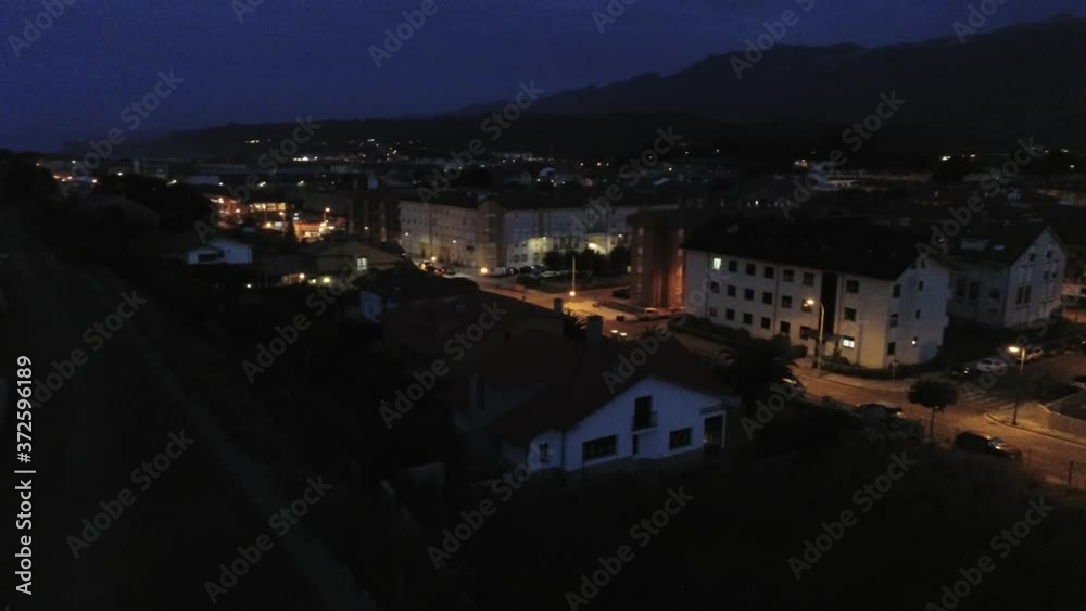 Llanes, beautiful coastal village of Asturias,Spain. Aerial Drone Footage Llanes, beautiful coastal village of Asturias,Spain. Aerial Drone Footage