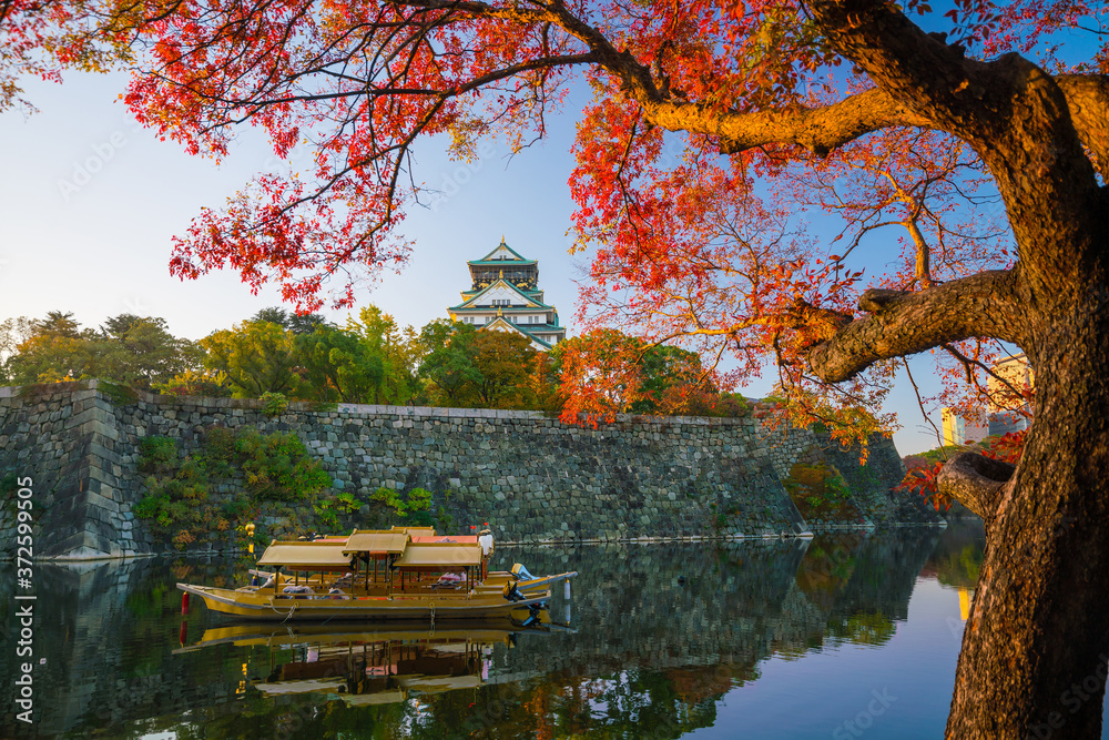 Fototapeta premium Osaka Castle in Osaka