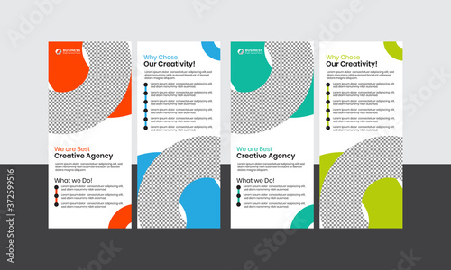 Creative Dl Rack Card Flyer for corporate business 