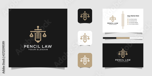 symbol Law Firm,Law Office, Lawyer services, Luxury vintage crest logo, Vector logo and business cad