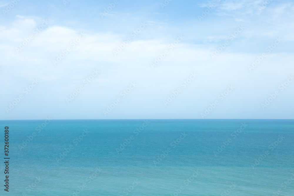 Landscape of beautiful Sea and blue sky  natural background