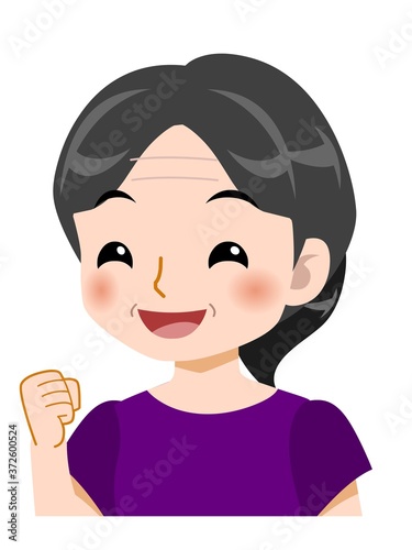 年配の主婦