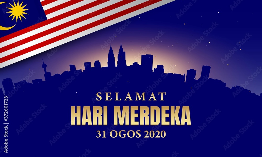 Malaysia Independence Day Background.