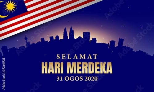 Malaysia Independence Day Background.