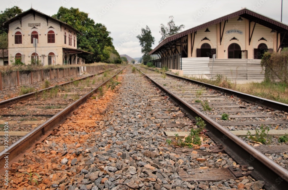 old railroad tracks