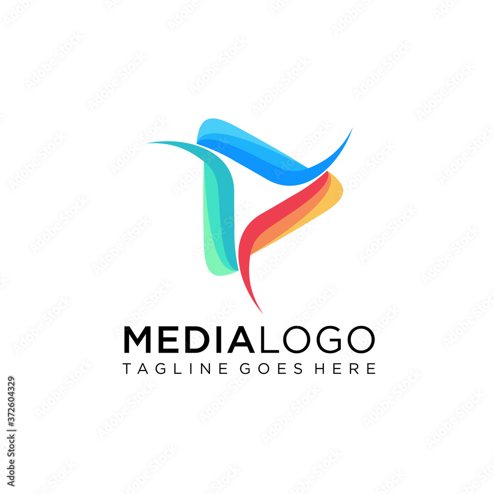 Play Media vector logo symbol. Digital Play Logo Template Design Vector, Emblem, Design Concept, Creative Symbol, Icon Play Media vector logo symbol. Digital Play Logo Template Design Vector, Emblem, Design Concept, Creative Symbol, Icon