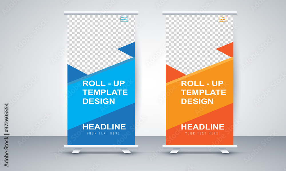 Corporate roll up banner design template Corporate roll up banner design template