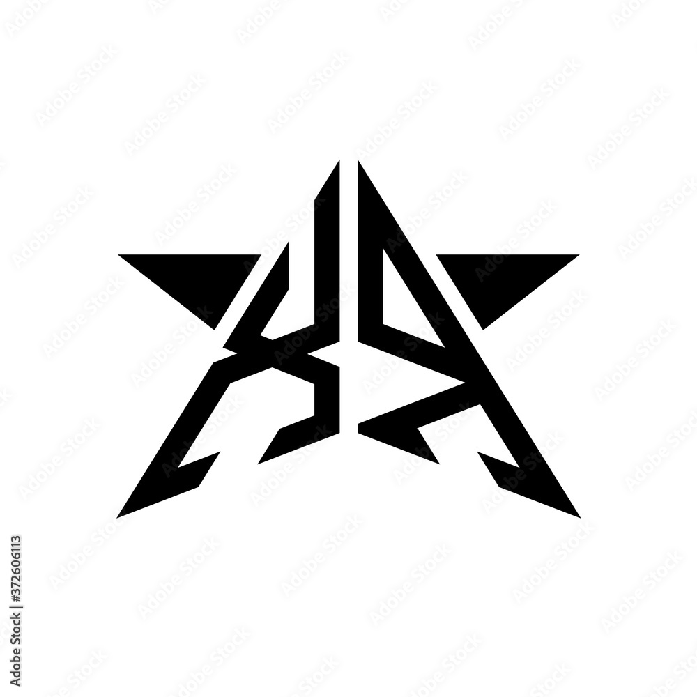 Initial Star Monogram Logo XR