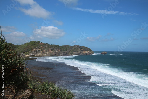 beach and rocks