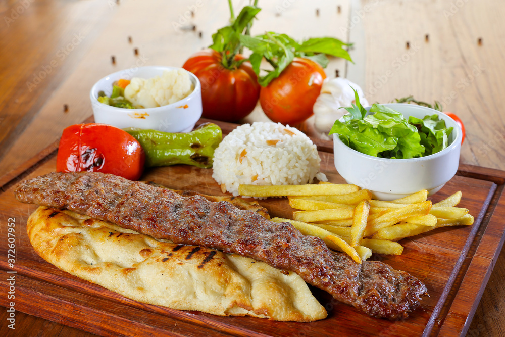 adana shish kebab turkish traditional food