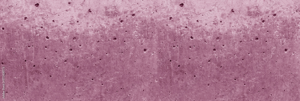 Concrete exterior walls painted purple and weathered. There are numerous holes around any surface, structure and material. Concrete exterior walls painted purple and weathered. There are numerous holes around any surface, structure and material.